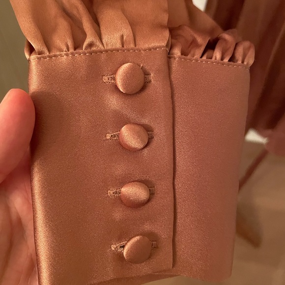 Reformation Chrisley Silk Dress NWT - Picture 5 of 8